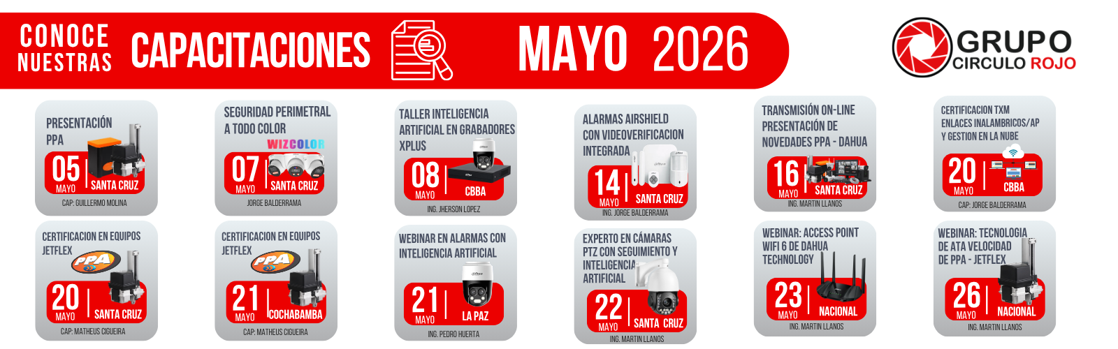 Capacitaciones Mayo 2026